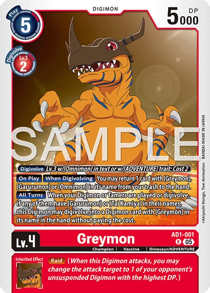 AD1-001 Greymon