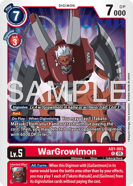 AD1-003 WarGrowlmon