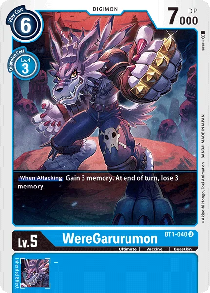 BT1-040 WereGarurumon