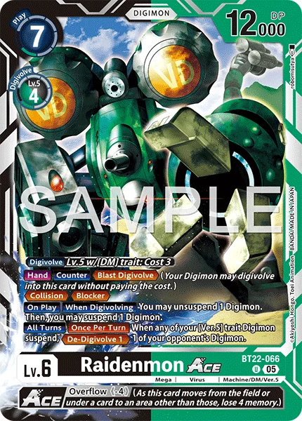 BT22-066 Raidenmon ACE