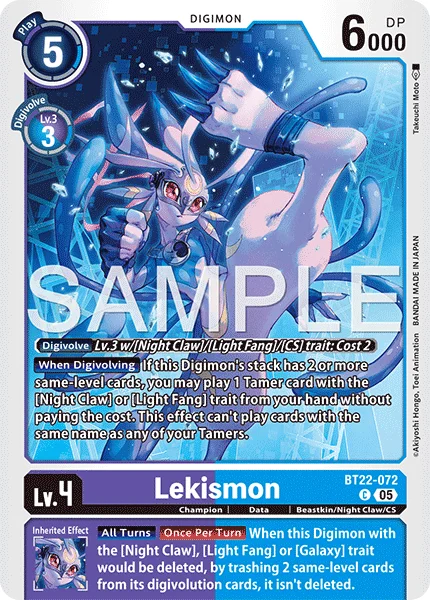 BT22-072 Lekismon