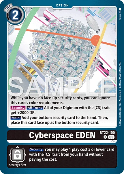 BT22-100 Cyberspace EDEN
