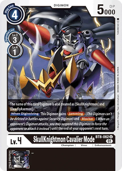 BT8-062 SkullKnightmon Cavalier Mode